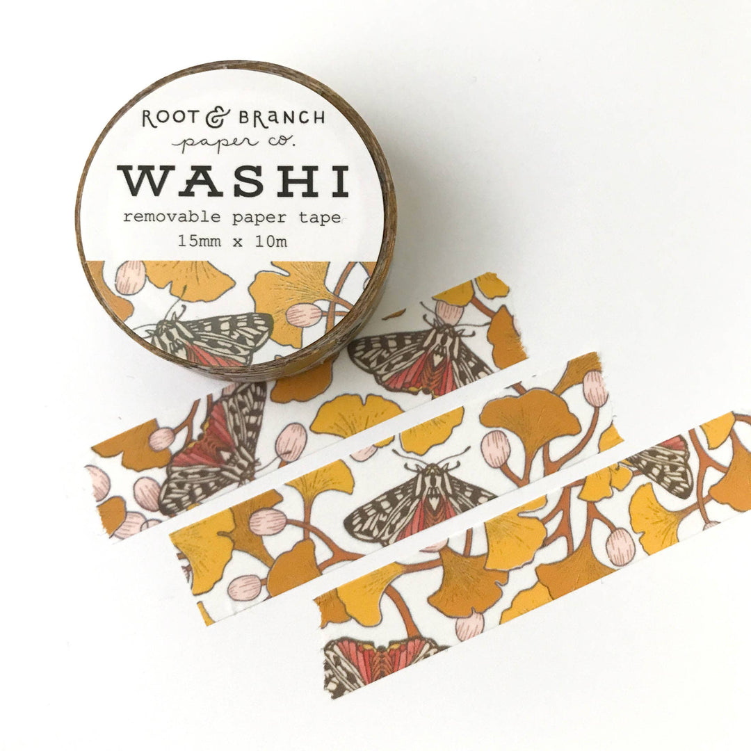 Ginkgo + Tiger Moth Washi Tape