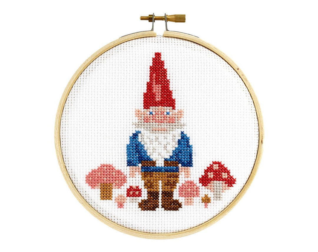 Gnome Cross Stitch Kit 