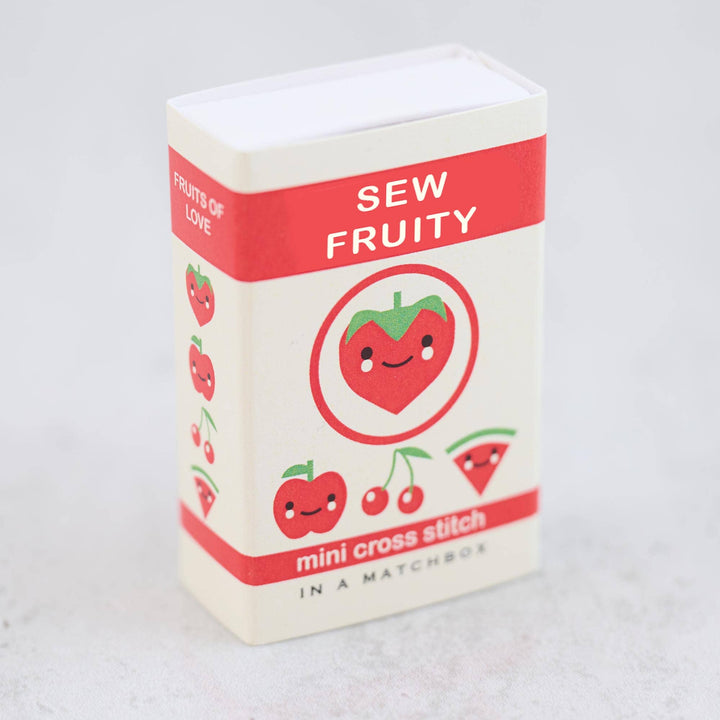 Sew Fruity Mini Cross Stitch Kit In A Matchbox