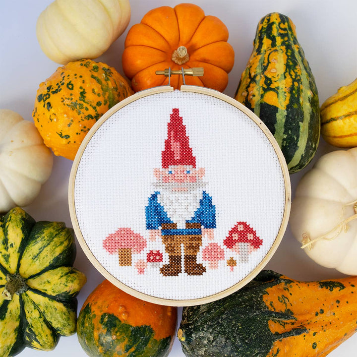 Gnome Cross Stitch Kit 