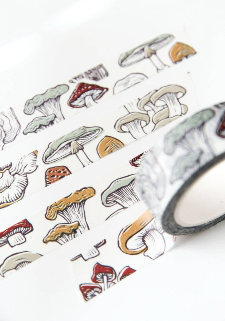 Mushroom + Fungi Washi Tape