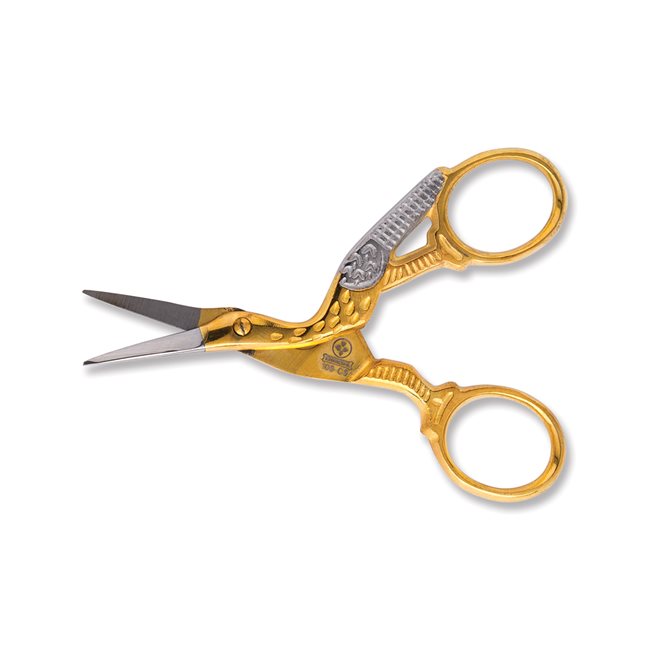 Gold Stork Embroidery Scissors