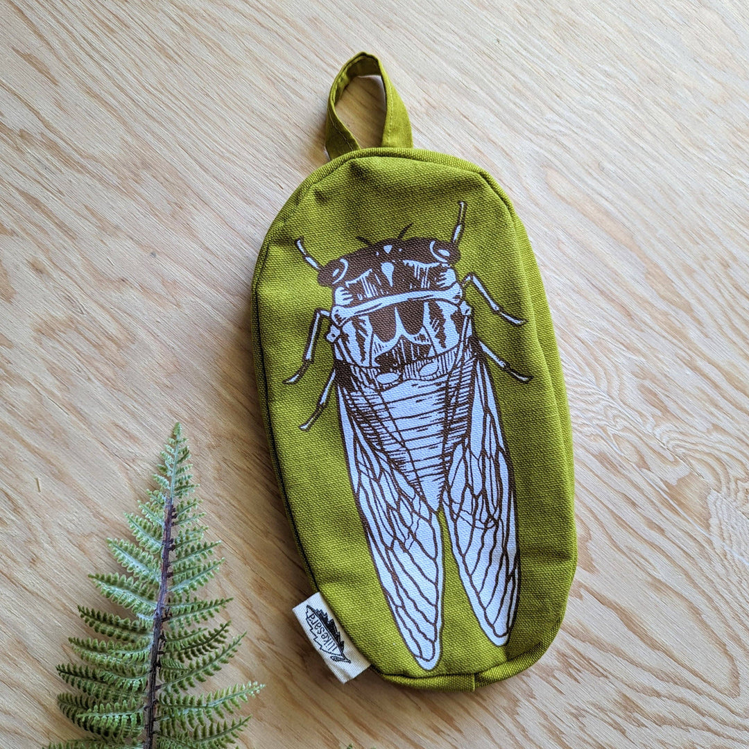 Cicada Zippered pouch