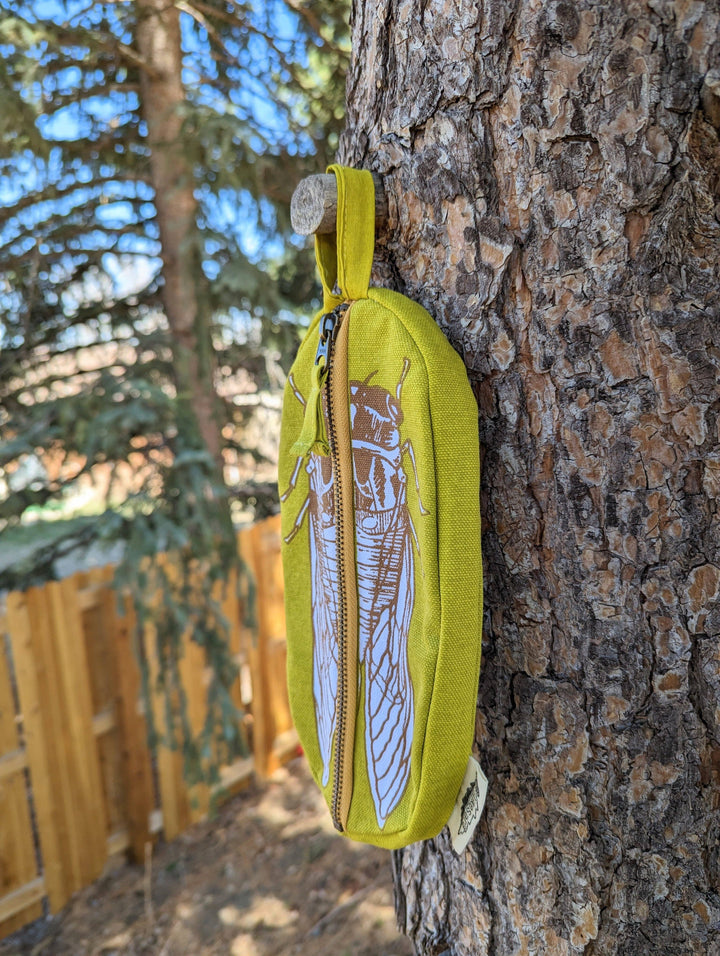 Cicada Zippered pouch