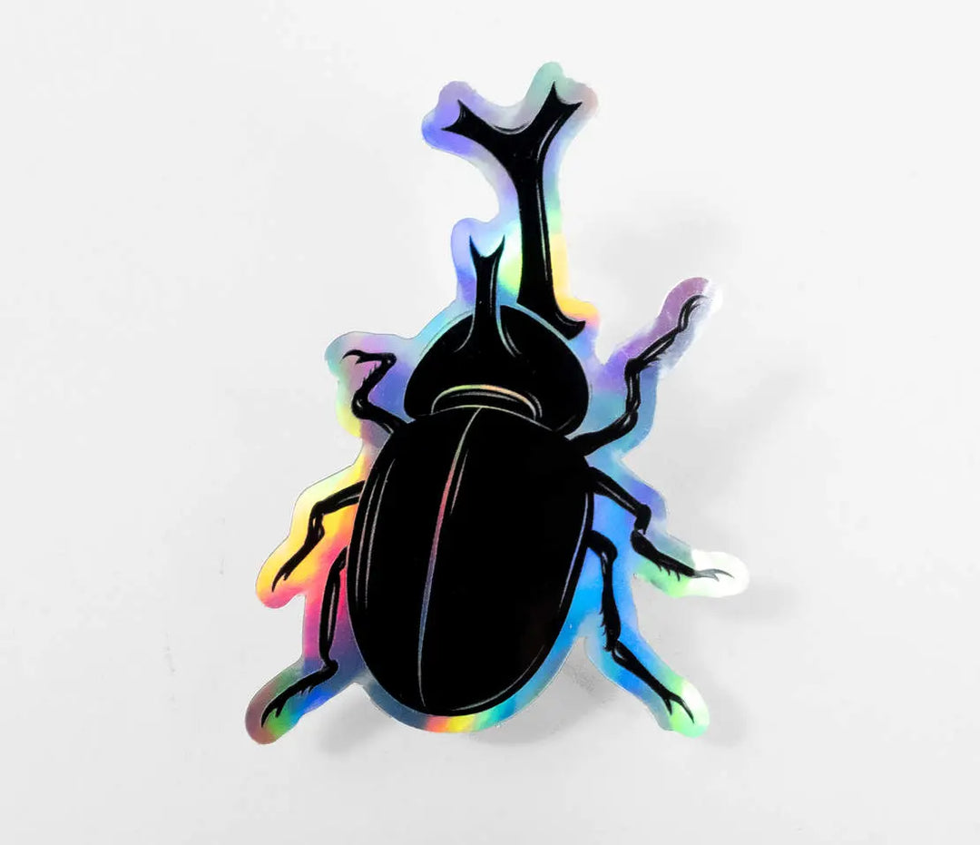 Holographic Beetle Sticker