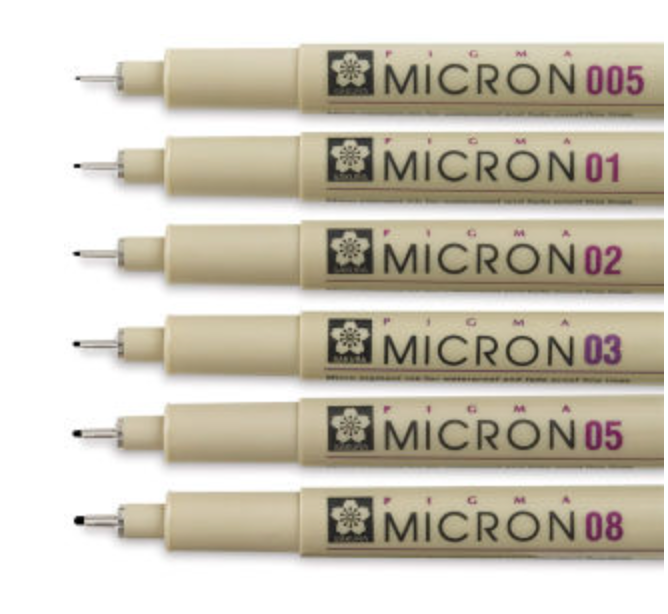 Micron PN Single Pens